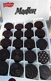 GÜLBE HEDİYELİK DÖKME MADLEN BİTTER ÇİKOLATA (KOLİ İÇİ=3 KG)