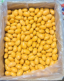 TURUNCU RENKLİ ÇİKOLATALI BADEM BİRLİK (KUTU=3 KG)