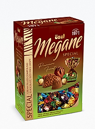 ÖZELİM MEGANE ÇİKOLATA KAHVERENGİ KUTU (KOLİ İÇİ=12 KG)