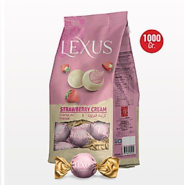 LEXUS ÇİLEKLİ ÇİKOLATA 900 GR (KOLİ İÇİ=8 KG)