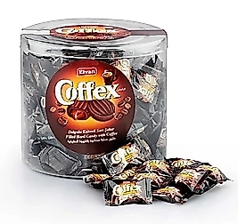 ELVAN COFFEX KAHVELİ İBON ŞEKER 800 GR (KOLİ İÇİ=8 ADET)