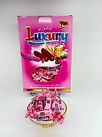 LUXURY ÇİFT KULAK BAYRAMLIK ÇİKOLATA PEMBE KUTU (KOLİ=12 KG)