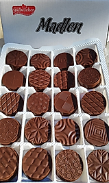 GÜLBE HEDİYELİK DÖKME MADLEN SÜTLÜ ÇİKOLATA (KOLİ İÇİ=3 KG)